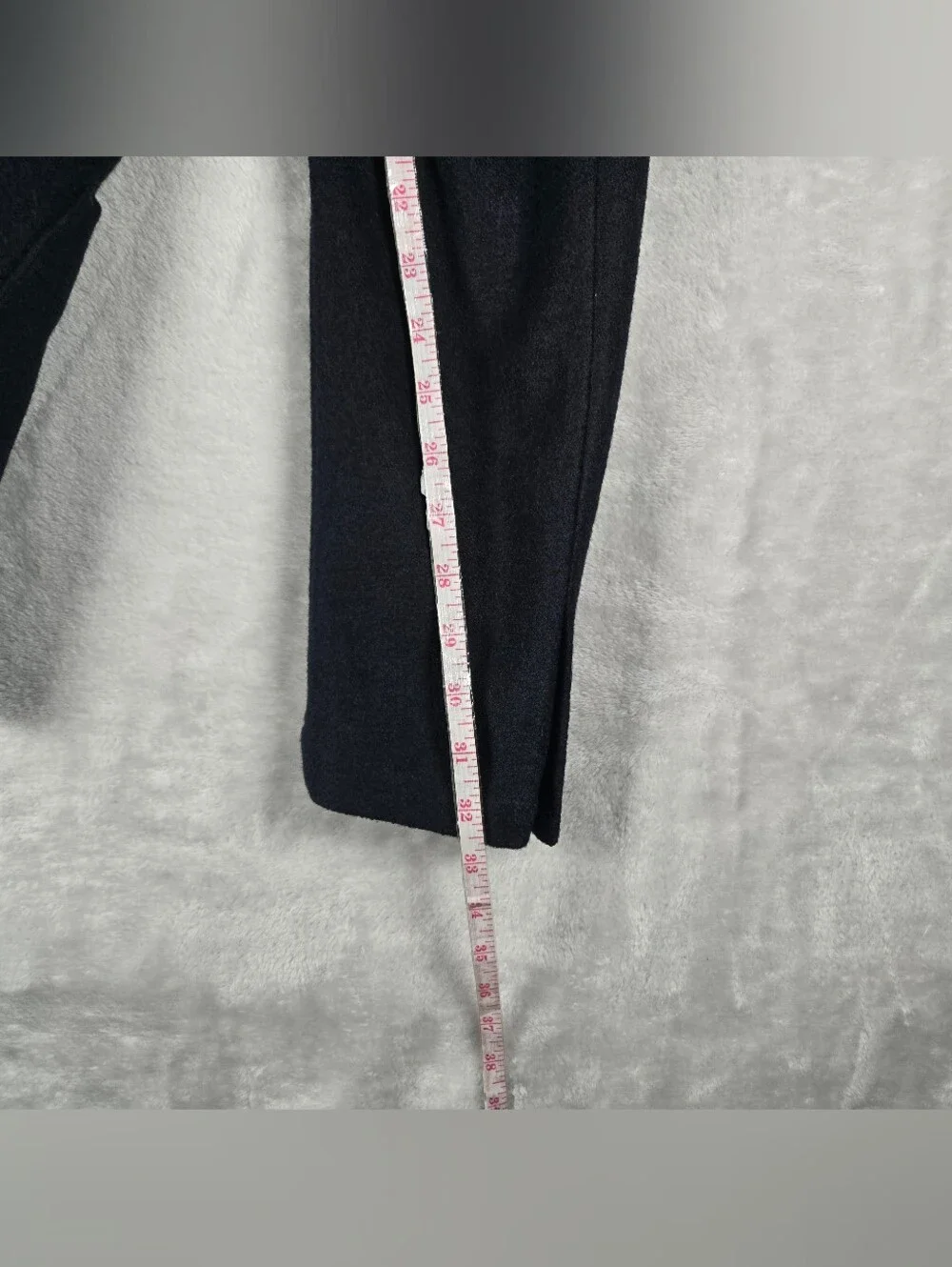 Uniqlo Wool Blended Jersey Jacket Blazer Size Medium Dark Navy Blue Patch Pocket